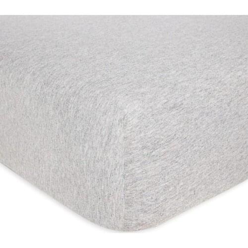 Cotton Combed Double Personality Gray Fitted Sheets 160x200 cm