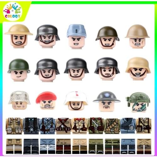 NEW WW2 Soldier Block Military Toys Flare Gun Building Bblocks Army Weapon Warship Accessories Wholesale Birthday Present