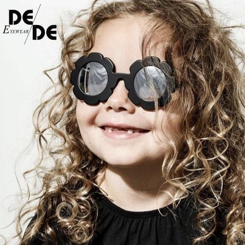 2019 NEW arrived Sun Flower Round Cute kids sunglasses UV400 Boy&girl Lovely baby glasses Children Oculos de sol