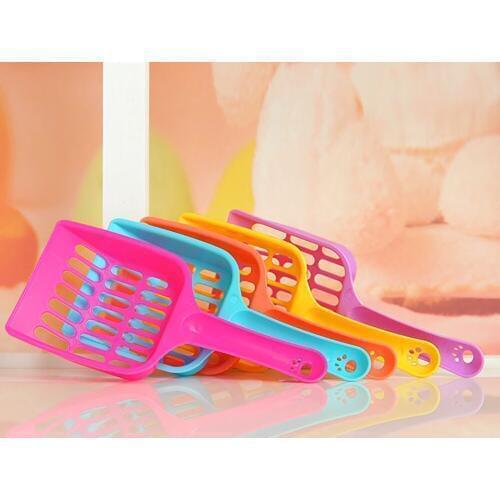 Useful Cat Litter Shovel Pet Cleanning Tool Plastic Scoop Cat Sand Cleaning Products Toilet For Dog Food Spoons