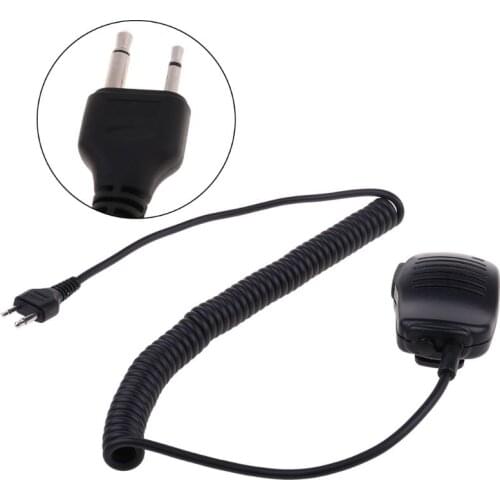 Handheld Speaker Mic Microphone PTT For ICOM Two-Way Radio Walkie Talkie 2-Pin Y3ND