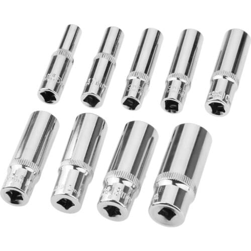 1Pc 1/4 Hex Ratchets Extension Sleeve Bar Socket Adapter Drive Socket Wrench Spanner Converter Tool 6-14MM Universal Joint