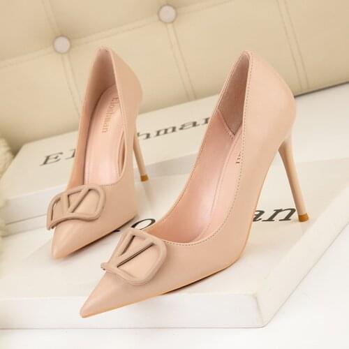 Women High Heels Summer Rhinestone Fashion Brand Ladies Pumps Pointed Thin Heel Female Wedding Shoes Plus Size 2020 New Style