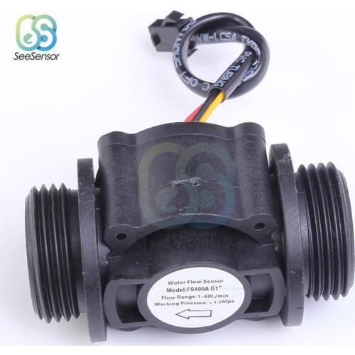 1-60L/min G1" Water Flow Sensor Switch Water Controller 1.2MPa Flow Meter Flowmeter Counter For Flow Measurement Device