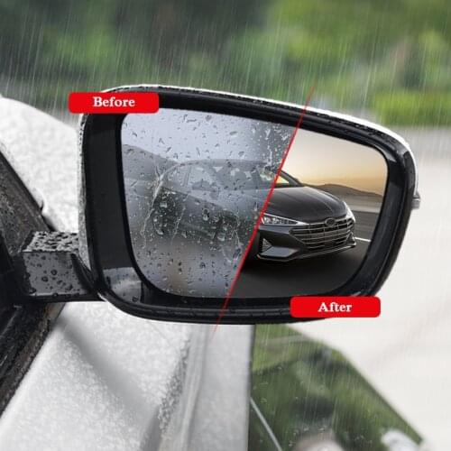 2pcs Car Waterproof Anti Fog Film Rearview Mirror Film Sticker Window Clear Sticker For Hyundai Elantra Avante IX25 IX35 IX45 Tu