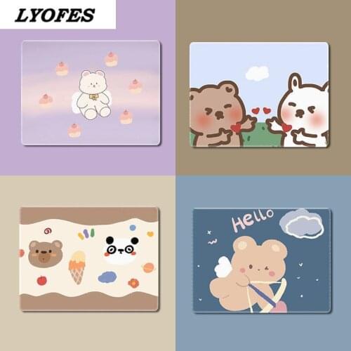 22x18cm Laptop Mouse Mat for Office Home PC Computer Keyboard Cute Mouse Pad Kawaii Desk Pad Deskpad Gaming Desk Mats Gamer