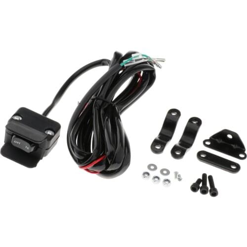 3meter 12V Winch Rocker Thumb Switch & Mounting Bracket Set for ATV Hardware