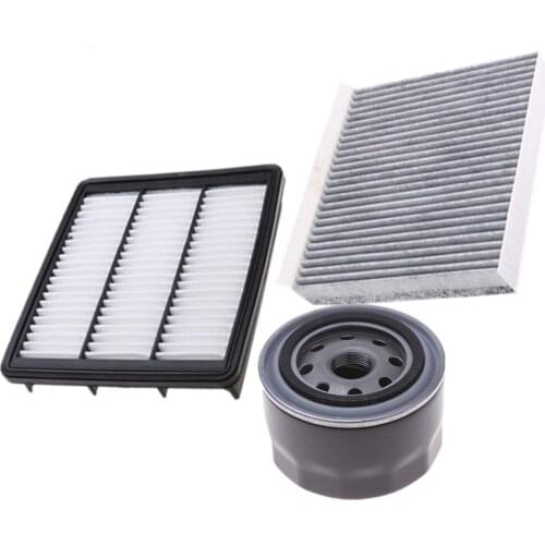 3Pcs Auto Air Filter Cabin Filter Oil Filter Element Suit for Changan CS75 1.5T 1.8 2.0T