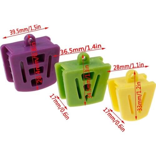 3Pcs 3Sizes Mouth Prop Bite Rubber Opener Retractor Dentist Materials Intraoral Supporting Device Dental Oral Hygiene Care Tool