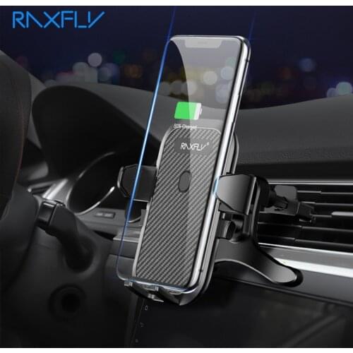 Raxfly Car Phone Holder Mobile Phone Holder in Car Air Vent Clip No Magnetic GPS Mount Stand For iPhone 12 11 8 Xiaomi Samsung
