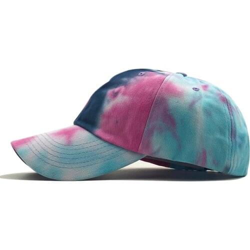 Hot Cotton Men Tie-dye baseball cap for women Graffiti snapback hat bone caps gorras casual casquette men fishing baseball hats