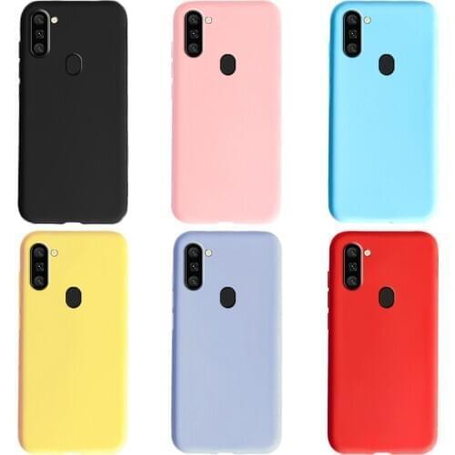 SamsungA11 Cute Candy Case For Samsung Galaxy A11 Case Soft Silicone Ultra Thin Phone Cover For Samsung A11 Fundas Coque Bumpers