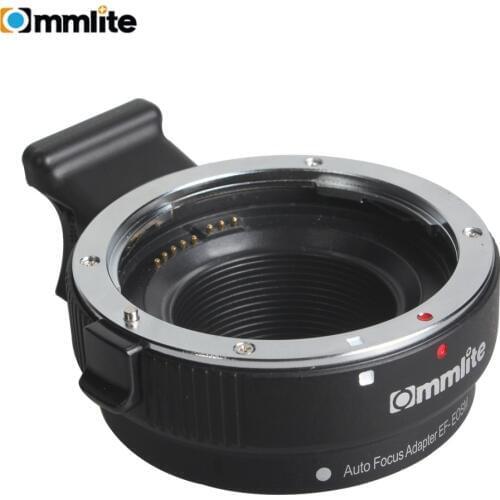 Commlite EF-EOSM Electronic AF Auto Focus Lens Adapter for Canon EF EF-S Lens to EOS M M1 M2 M3 M5 M6 M10 EF-M Mount Camera