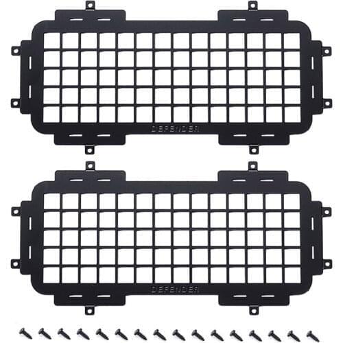 For MN D90 D99S MN99S 1/12 RC Car Upgrade Parts Metal Stereoscopic Window Mesh Protective Net Accessories