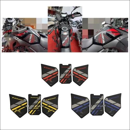 For SUZUKI DL250 A DL250-A Anti Slip Traction Tank Pad Motorcycle Accessiores Sticker Knee Protector
