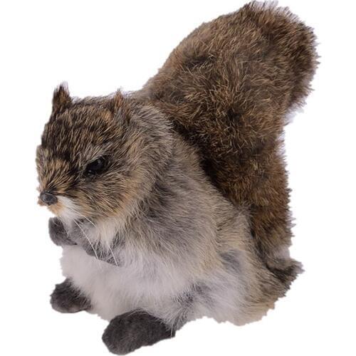 Fancytrader Squirrel Toy Soft Plush Toy Doll Simulation Animal Mini Plush Doll Birthday Gift Stuffed Animais Rabbit Fur Toy