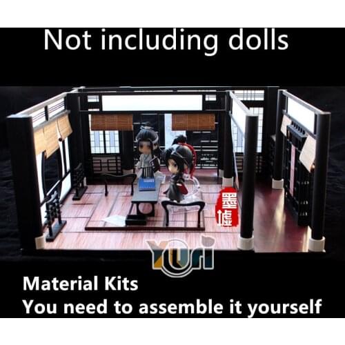 Grandmaster of Demonic Cultivation Wei Wuxian Wangji Scene Model DIY Fit Figure Doll Toy Cosplay Limit Gift