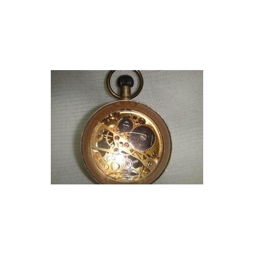 Exquisite Chinese vintage Copper Glass pocket watch Ball clock
