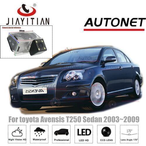 JiaYiTian rear view camera for toyota Avensis T25 T27 T250 T270 sedan 2003 2006 2009 CCD Night Vision license plate camera