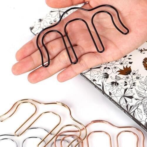 Metal Music Clip Bookmark Tabs Clamp Page Clip Holder Piano Music Book Note Paper Clips Folder Stationery