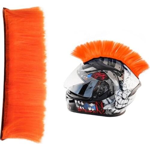 Motorcycle Helmet Mohawk Universal Synthetic Wigs Novel Decoration for Motorcycle Helmet Ski Sports Helmet Accessories