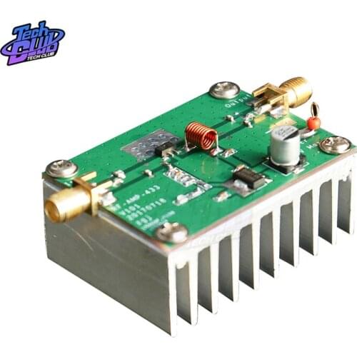 New 433MHz 8W Power Amplifier Board RF HF High Frequency Amplifiers Digital Power Amplificador Tool Instrument