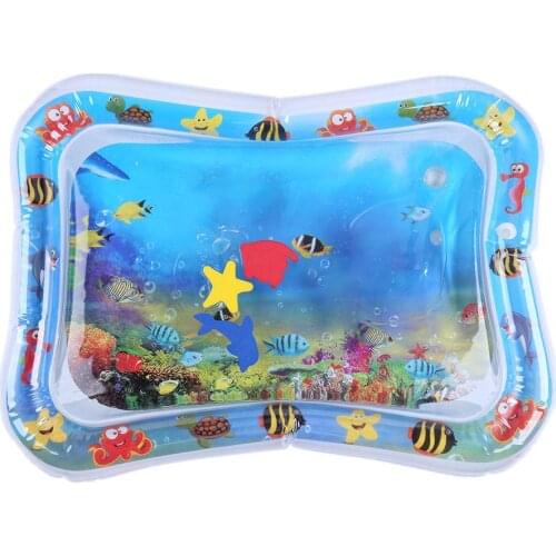 Upgrade Summer University For Baby Inflatable Toys Safety Cushion Ice Mat Early Education Mat Game Center Baby Water Play Mat