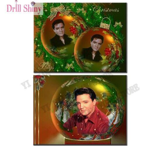 Merry Christ Elvis Photo Drill Mosaic photo 5D DIY Diamond painting 3D cross stitch kits Home embroidery Diamond Decor for gifts