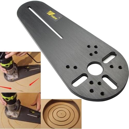 Circle Cutting Jig for Bosch Makita Electric Hand Trimmer Wood Router Milling Circle Trimming Machine Accessories