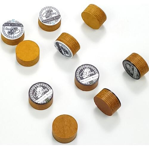 Xmlivet 6pcs Original Dragon King 14mm Billiards Pool cue tips S/H Professional 9layers with cushion tips Billiard accessories