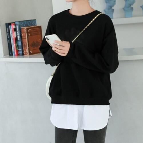 Women Fake Top Lower Sweep Skirt Solid Color A-Line Button Rounded False Hem Solid Color High Waist Layering Apron