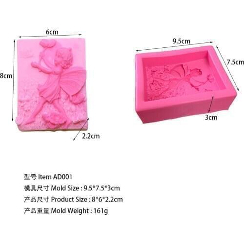 Handmade Soap Liquid Silicone Mold Cake Decoration Mold Essential Oil Cold Breast Milk Soap Mold