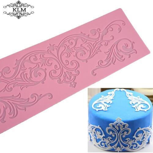 1PCS Lace Border Mold Wedding Cake Decoration Molds ac