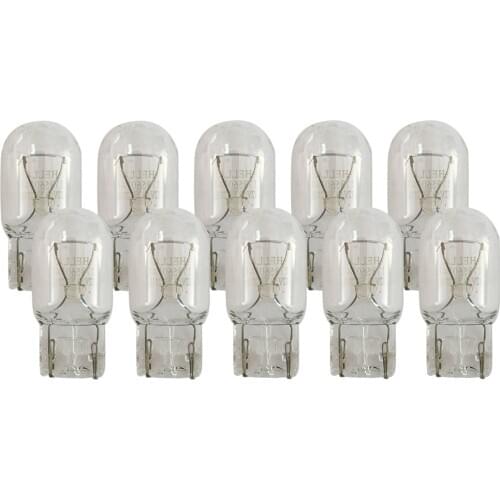 10Pcs T20 7443 W21/5W Car Single Filament Turn Signal Brake Light Tail Light