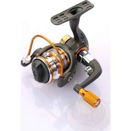 5.2:1 Fishing Reel All Metal Spool Spinning Reel Ice Fishing Raft Reel Mini Pocket Light Weight Fish Wheels Fishing Accessories