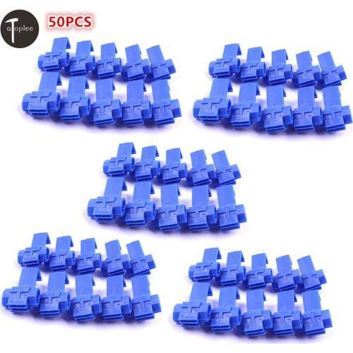 50PCS 18-14AWG Scotch Lock Quick Splice Crimp Terminal Quick installation Safety Insulator Tap Wire Connector