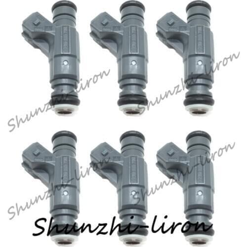 6PCS High impedance Fuel Injector 0280155788 For B mw Car Accessories