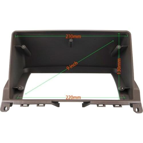 9 INCH Car Audio Frame GPS Navigation Fascia Panel Car dvd Plastic Frame Fascia is suitable for 2007-2014 BENZ C-CLASS (W204)