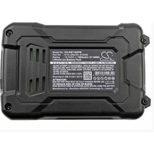 Cameron Sino 1500mAh battery for KOBALT K18LD-26A 616300 K18-LBS23A Power Tools Battery