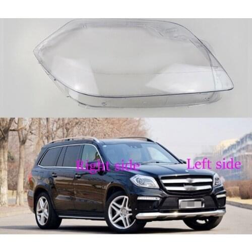 Car Headlight Lens for Benz X166 GL350 GL400 GL500 2012 2013 -2015 2016 Headlamp Cover Car Replacement Front Auto Shell Cover