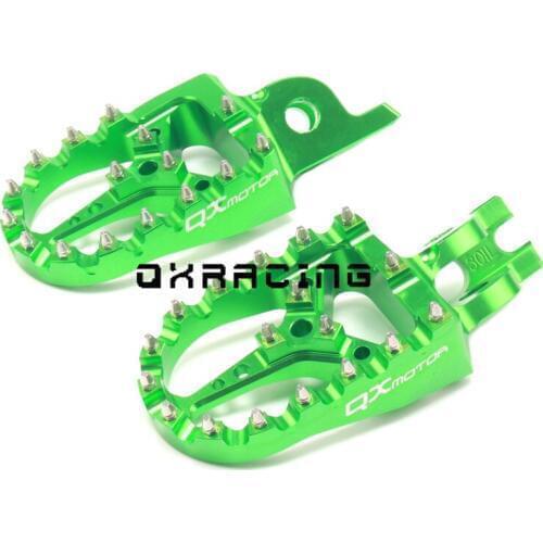 CNC Billet MX Foot Pegs Rests Pedals Footpegs For KX KLX KXF KX250F 2006-2016 KX450F 2007-2016 KLX450R 2008-2013