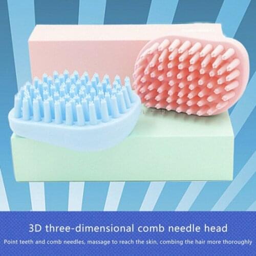 Pet Dog Cat Shower Massage Comb Silicone Kitten Puppy Hair Remove Brush Home Pets Bath Cleaning Supplies