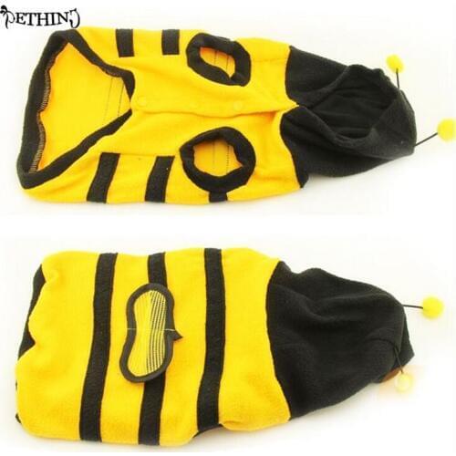 Cute cat clothes bee styles with lovely wing pet cat clothes pet dog clothes dog clothes different size fit (XS-XL)