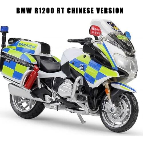 Maisto 1:18 Hot BMW Yamaha R1200 RT Police motorcycle series original authorized simulation alloy motorcycle model toy car
