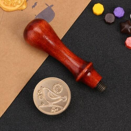 Paint Wax Seal Stamp Set Card Stamps Roses Animal Retro Plant Pattern DIY Envelopes Crown Accessories for Parties