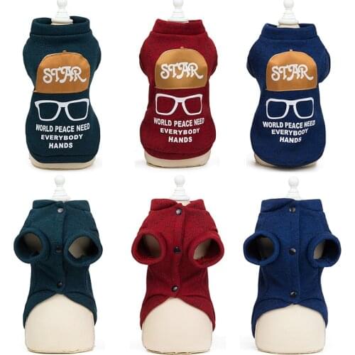 New Pet Dog Clothes for Small Dog Chihuahua Bull Dog Cat Clothes Winter Warm Sweater Coat Jacket Puppy Cat Clothing Pet Supplier