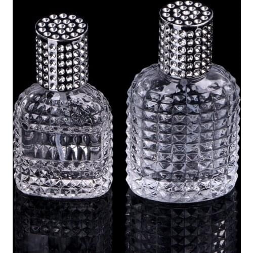 New Style Pineapple Portable Glass Perfume Bottle With Spray Empty With Atomizer