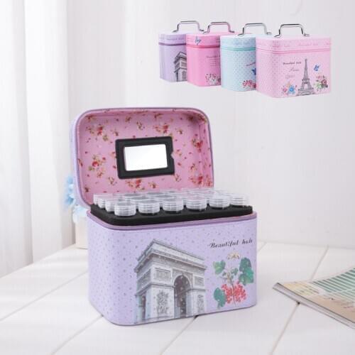 72 Diamond Mosaic Diamond Painting Sub-Bottling Portable Suitcase Storage Box Storage Diamond Embroidery Full Diamond Embroidery