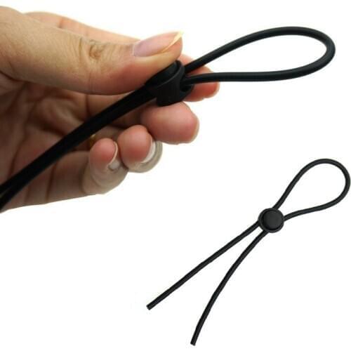 Adjustable Silicone Time Delay Erection Ejaculation Cock Rings for Men Adult Penis Rings Sex Products Sex Toys Semen Lock Ring