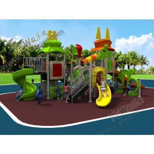 CE/TUV certificates amusement plastic outdoor playground YLW-OUT1633